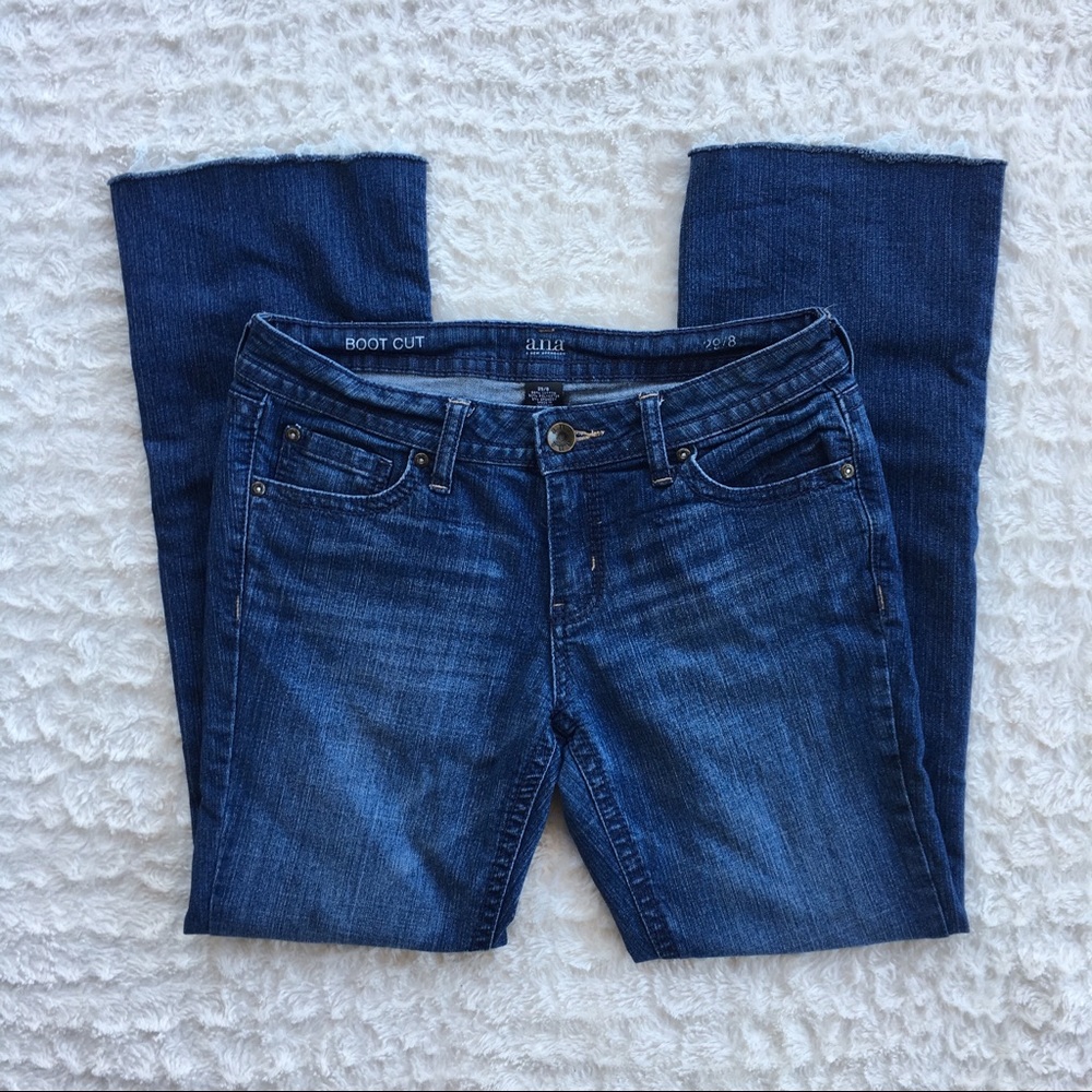 a.n.a Raw Hem Bootcut Jeans size 29 waist size 8
